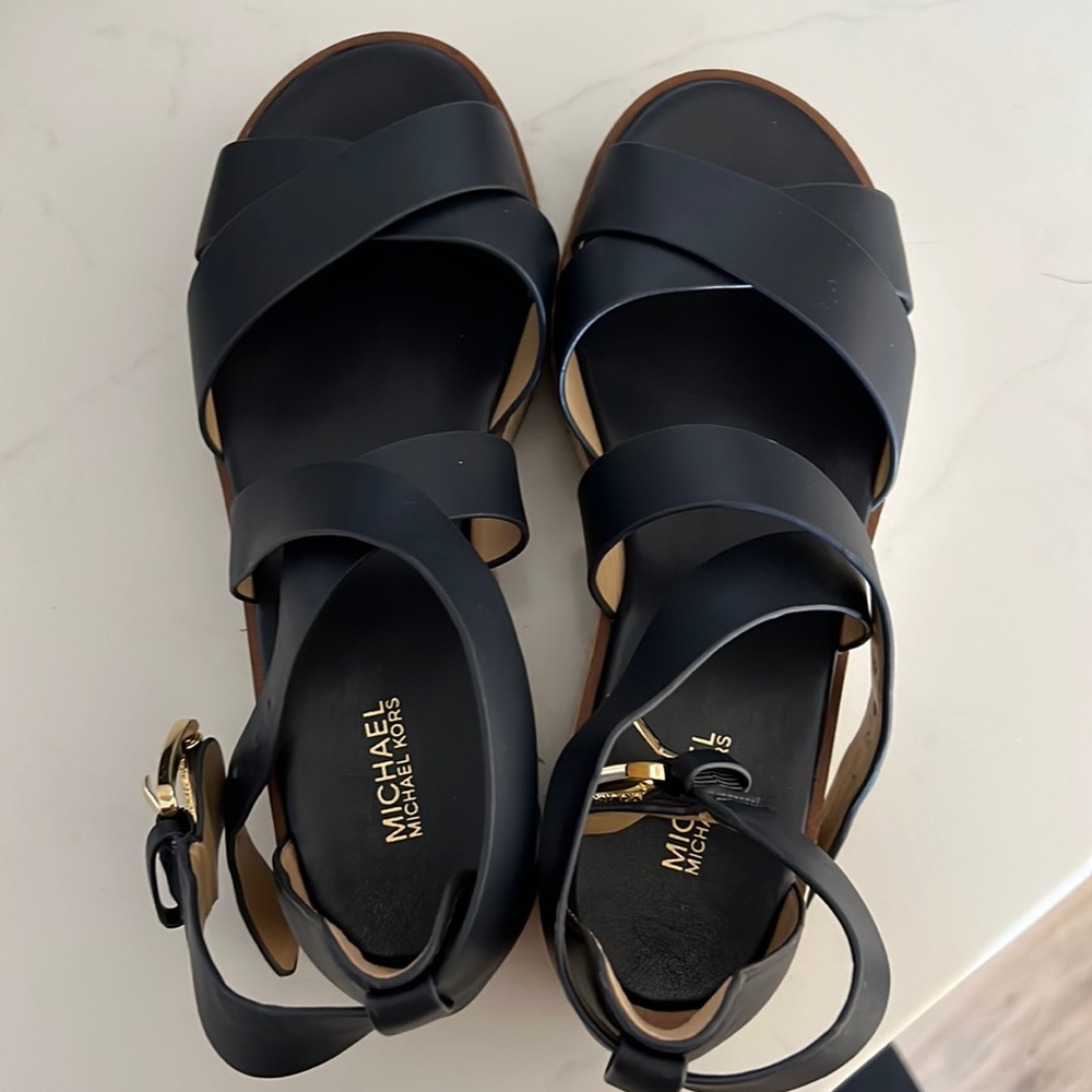 Navy Sandals - image 1